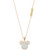Crystal Mickey Mouse Pendant Necklace in 18k Gold-Plated Sterling Silver, 18" + 2" extender