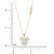Crystal Mickey Mouse Pendant Necklace in 18k Gold-Plated Sterling Silver, 18" + 2" extender