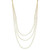 EFFY® Cultured Freshwater Pearl (7mm) 16-1/2" Layered Necklace in 14k Gold