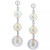 EFFY® Multicolor Freshwater Pearl (6 - 81/2mm) Graduated Drop Earrings in Sterling Silver (Also available in Freshwater Pearl)