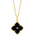 EFFY® Onyx & Diamond Accent Flower 18" Pendant Necklace in 14k Gold
