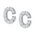Cubic Zirconia Initial Stud Earrings, Created for Macy's