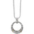 EFFY® Diamond Filigree Circle 18" Pendant Necklace (7/8 ct. t.w.) in Sterling Silver & 18k Gold