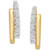 Diamond Huggie Hoop Earrings (1/10 ct. t.w.) in 14k Gold, Created for Macy's