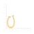 Polished Graduated Oval Hoop Earrings in 14k Gold, 7/8"