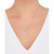 Diamond Cross 18" Pendant Necklace (1/5 ct. t.w.) in Sterling Silver & 10k Gold