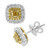 EFFY® HEMATIAN Diamond Halo Stud Earrings (1-1/5 ct. t.w.) in 18k Gold & White Gold