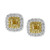 EFFY® HEMATIAN Diamond Halo Stud Earrings (1-1/5 ct. t.w.) in 18k Gold & White Gold