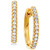 Diamond Small Hoop Earrings (3/8 ct. t.w.), 0.6"
