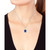 EFFY® Tanzanite (2-1/10 ct. t.w) & Diamond (1/4 ct. t.w.) Halo 18" Pendant Necklace in 14k White Gold