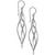 Pointed Twist Drop Earrings in Sterling Silver, Created for Macy's