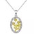 Diamond Bouquet 18" Pendant Necklace (1/10 ct. t.w.) in Sterling silver or Sterling Silver & 14k Gold-Plate