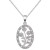 Diamond Bouquet 18" Pendant Necklace (1/10 ct. t.w.) in Sterling silver or Sterling Silver & 14k Gold-Plate