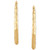 Textured Knife Edge Geometric Hoop Earrings in 10k Gold, Created for Macy's