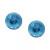 Children's Crystal Ball Stud Earrings in 14k Gold