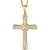 Men's Diamond Cross 22" Pendant Necklace (1/4 ct. t.w.) in 10k Gold