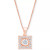 Diamond Square Halo 18" Pendant Necklace (1/3 ct. t.w.) in 14k White, Yellow or Rose Gold