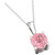 Lab-Created Pink Diamond Solitaire 18" Pendant Necklace (1/3 ct. t.w.) in Sterling Silver