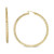 Textured Large Hoop Earrings in 14k Gold-Plated Sterling Silver