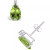 Peridot (2-5/8 ct. t.w.) and Diamond Accent Stud Earrings in 14K Yellow Gold or 14K White Gold