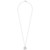 Diamond Om Pendant Necklace (1/4 ct. t.w.) in 14k White Gold, 18" + 2" extender, Created for Macy's