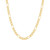 Figaro/Mariner Link 22" Chain Necklace in 10k Gold