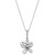 Lab Grown Diamond Pear, Marquise, & Round Flower 18" Pendant Necklace (1-3/4 ct. t.w.) in 14k White Gold