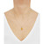 Citrine (2-1/6 ct. t.w.) & Diamond (1/20 ct. t.w.) Braided Bale 18" Pendant Necklace in 14k Gold