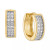 Cubic Zirconia Small Huggie Hoop Earrings, 1/2", Created for Macy's