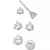 Certified Near Colorless Diamond Stud Earrings in 18k White Gold or Gold (1/4 ct. t.w.)