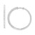 Diamond Small Hoop Earrings (1/4 ct. t.w.) in Sterling Silver
