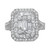 EFFY® Diamond Cluster Statement Ring (2 ct. t.w.) in 14k White Gold ,14k Yellow Gold or 14k Rose & White Gold