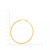 Medium Flat-Edge Hoop Earrings in 10k Gold (Also in 10k Rose Gold and 10k White Gold), 1-1/2"