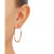 Medium Flat-Edge Hoop Earrings in 10k Gold (Also in 10k Rose Gold and 10k White Gold), 1-1/2"