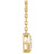 Diamond Honeycomb Solitaire Pendant Necklace (1/4 ct. t.w.) in 14k White or Yellow Gold, 16" + 2" extender