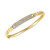 EFFY® Diamond Tag Chain Link Bangle Bracelet (1-1/8 ct. t.w.) in 14k Gold