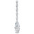 Diamond Bezel Pendant Necklace (1/3 ct. t.w.) in 14k White Gold, 16" + 2" extender