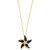 EFFY® Multi-Gemstone (3/4 ct. t.w.) & Diamond (1/10 ct. t.w.) Starfish 18" Pendant Necklace in 14k Gold