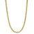 Double Row Twisted Heart Link, 18" Necklace in 14k Yellow Gold