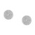 Cubic Zirconia Circle Cluster Stud Earrings in Sterling Silver, Created for Macy's