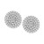 Cubic Zirconia Circle Cluster Stud Earrings in Sterling Silver, Created for Macy's