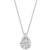 EFFY® Diamond Pear Shaped Cluster 18" Necklace (3/4 ct. t.w.) in 14k White Gold