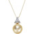 Cultured Golden South Sea Pearl (12mm) and Diamond (1/8 ct. t.w.) Pendant Necklace in 14k Gold