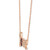 Ruby (1/5 ct. t.w.) & Nude Diamond (5/8 ct. t.w.) Love Script Pendant Necklace in 14k Rose Gold, 16" + 2" extender