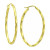 Oval Twist Small Hoop Earrings, 15mm, Created for Macy's