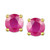 Ruby Stud Earrings (7/8 ct. t.w.) in 14k Gold
