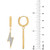 Cubic Zirconia Lightning Bolt Drop Earrings in 14k Gold-Plated Sterling Silver, Created for Macy's
