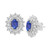 EFFY® Tanzanite (1-1/2 ct. t.w.) & Diamond (1/3 ct. t.w.) Earrings in 14k White Gold