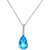 Blue Topaz (5 ct. t.w.) & Diamond Accent Pendant Necklace in 14k White Gold, 16" + 2" extender