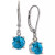 Blue Topaz (3-1/3 ct. t.w.) & Diamond Accent Drop Earrings in 14k Rose Gold (Also Available in Citrine & Amethyst)